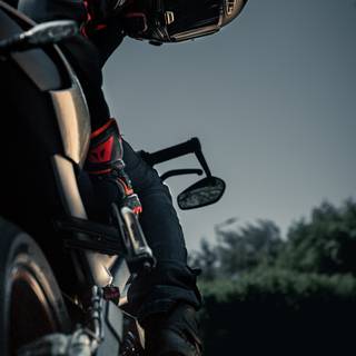 Biker boy wallpaper