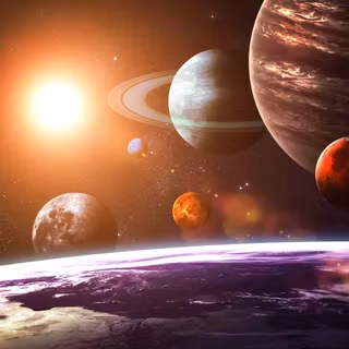 Sun and Earth wallpaper