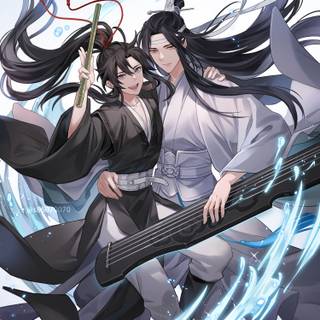 Lan Zhan and Wei Ying wallpaper
