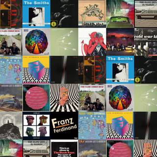 Broken collage wallpaper