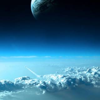 Space 4k tablet wallpaper