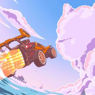 Rocket League 1080x1080 wallpaper