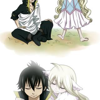 Zeref and Mavis wallpaper