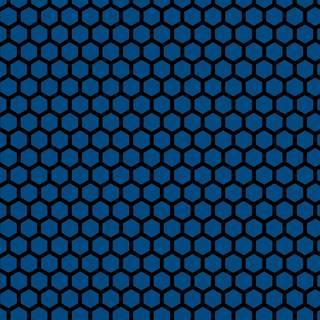 Blue hexagon wallpaper