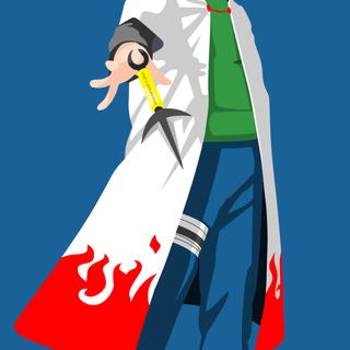 Naruto and his dad wallpaper