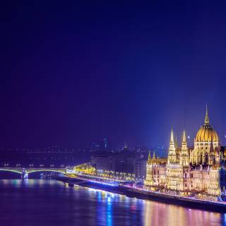 Budapest winter wallpaper