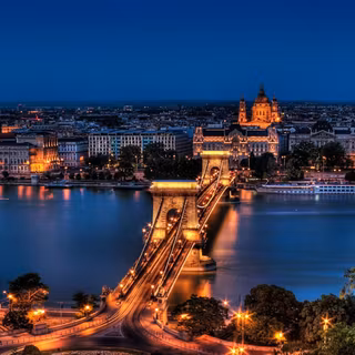 Budapest winter wallpaper