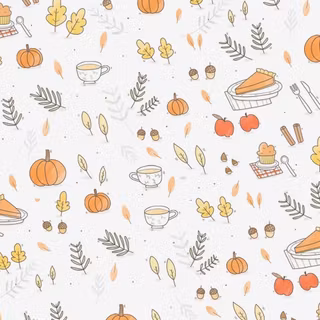 Thanksgiving patterned wallpaper