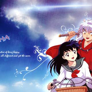 Inuyasha and Kagome wallpaper