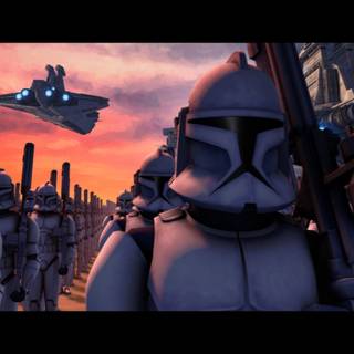 Star Wars Attack of The Clones Clone Troopers wallpaper