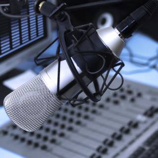 Radio studio wallpaper