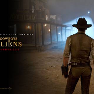 Cowboys and Aliens movie desktop wallpaper