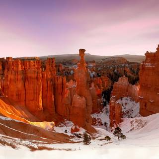 Bryce National Park winter wallpaper