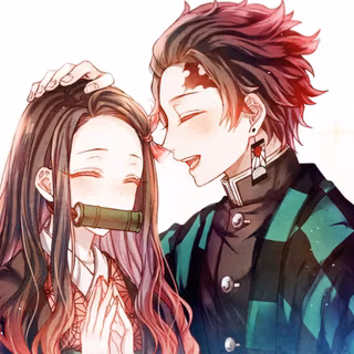 Cute Nezuko and Tanjiro wallpaper
