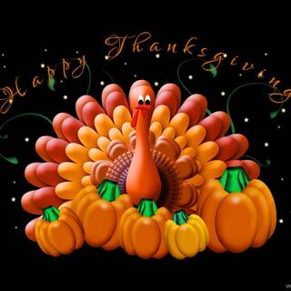 Thanksgiving black wallpaper