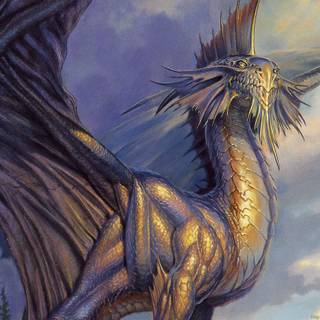 Silver Dragon wallpaper