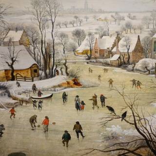 Early winter art wallpaper