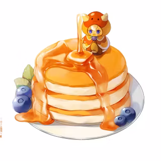 Pancake Cookie wallpaper