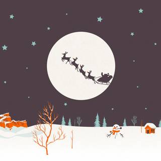 Christmas simple PC wallpaper