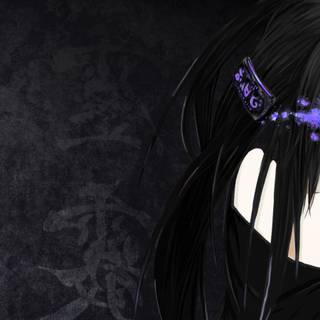 Sad black anime wallpaper