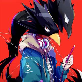 Tokoyami MHA wallpaper