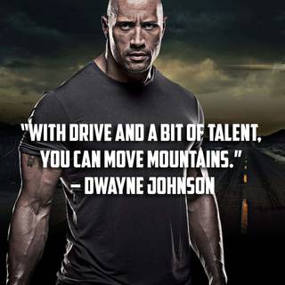 Dwayne Johnson quotes wallpaper