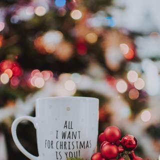 Cute welcome Christmas wallpaper