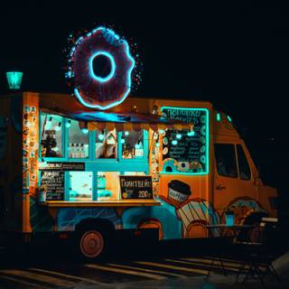 Food truck wallpaper