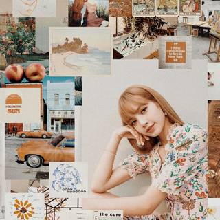LaLisa aesthetics wallpaper