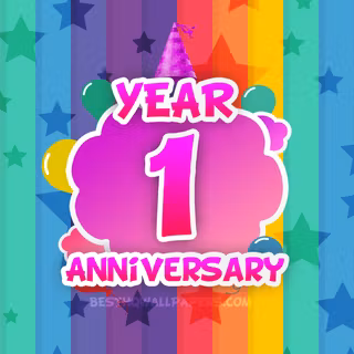 1st anniversary wallpaper