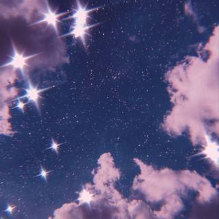 Aesthetic shiny wallpaper