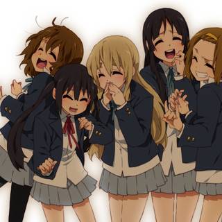 5 friends girls wallpaper