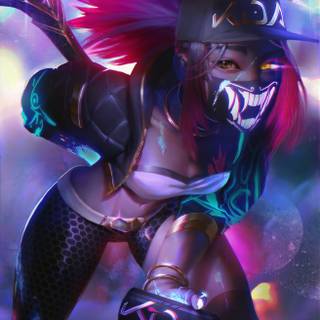 Akali LoL wallpaper