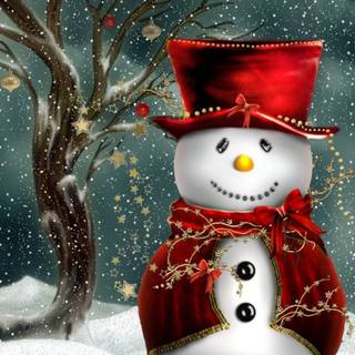 Vintage Christmas computer wallpaper