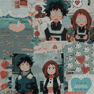 My Hero Academia collage wallpaper