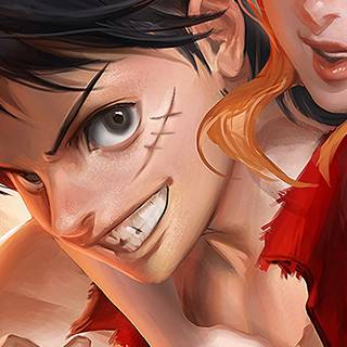 Luffy x Nami wallpaper
