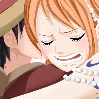Luffy x Nami wallpaper