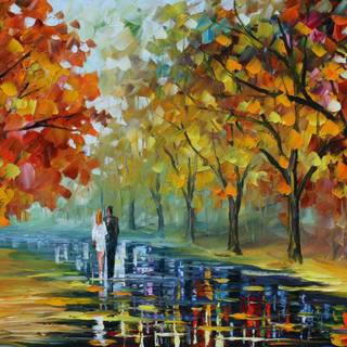 Autumn romantic wallpaper