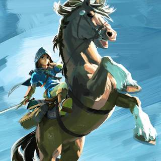 Link Breath of The Wild wallpaper