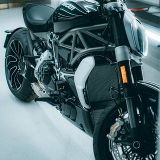 Ducati black wallpaper