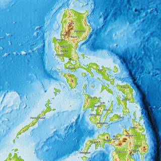 Philippine map wallpaper