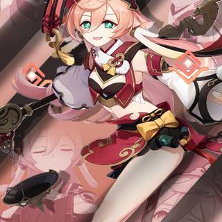 Yanfei Genshin Impact wallpaper