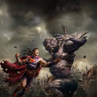 The Death of Superman desktop wallpaper
