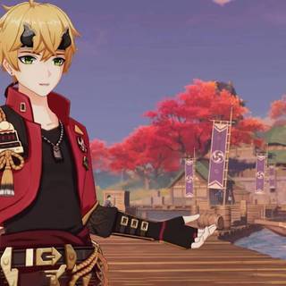 Genshin Impact Thoma wallpaper