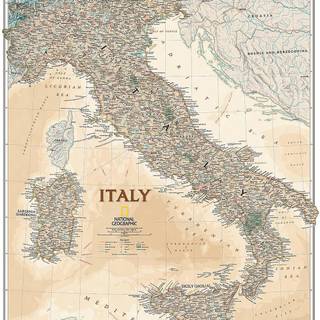 Italy map wallpaper