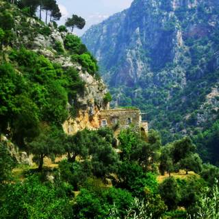 Qadisha valley wallpaper