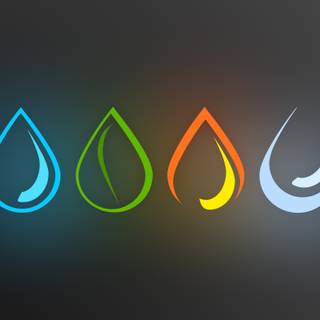 Air water earth fire wallpaper