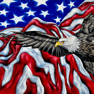 Cool eagle flags wallpaper
