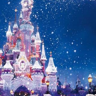 Blue Christmas aesthetic wallpaper