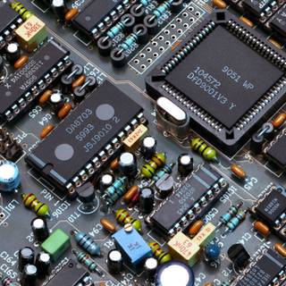 Computer chip wallpaper